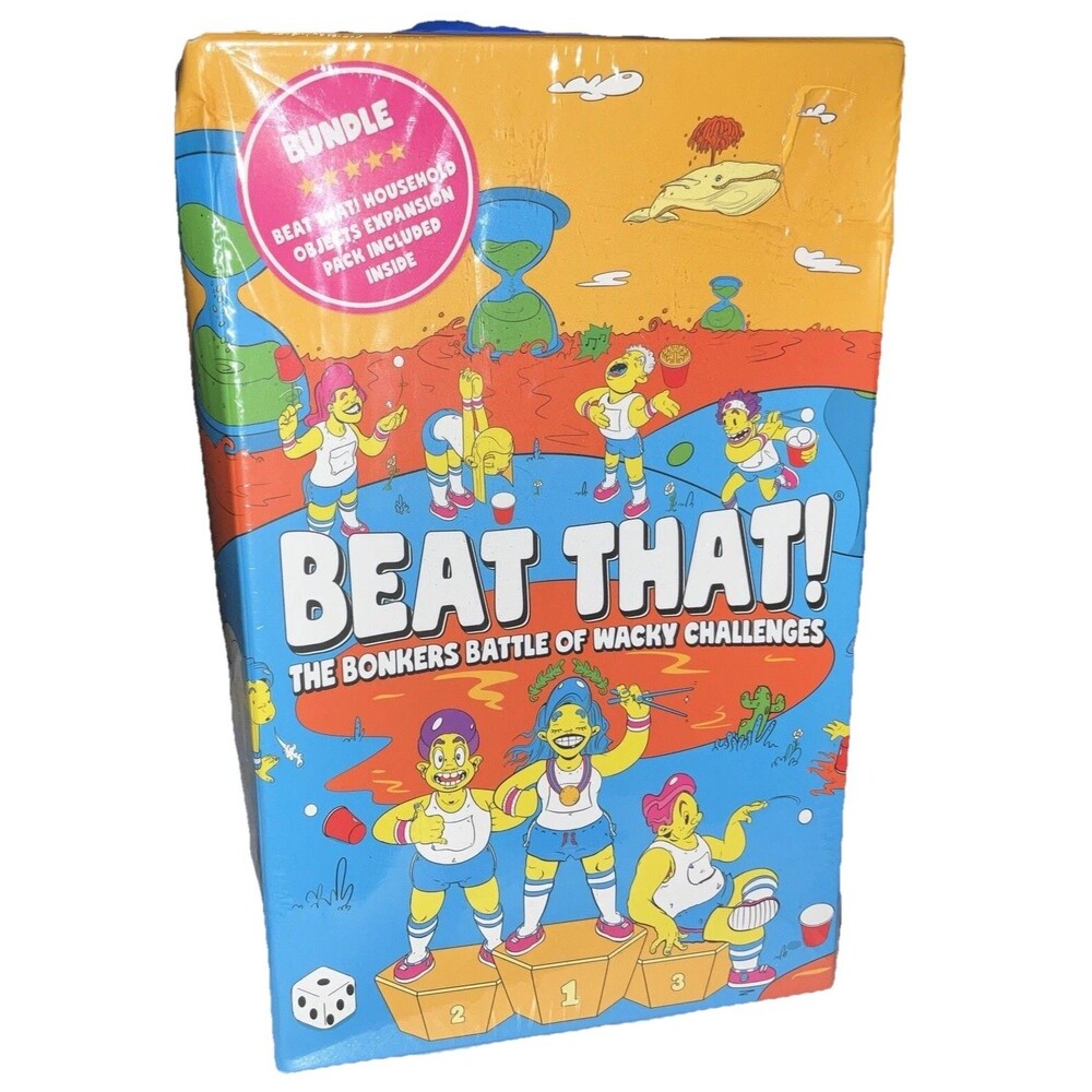 Gutter Games Beat That! Game & Household Objects Expansion Combo Pack Family New